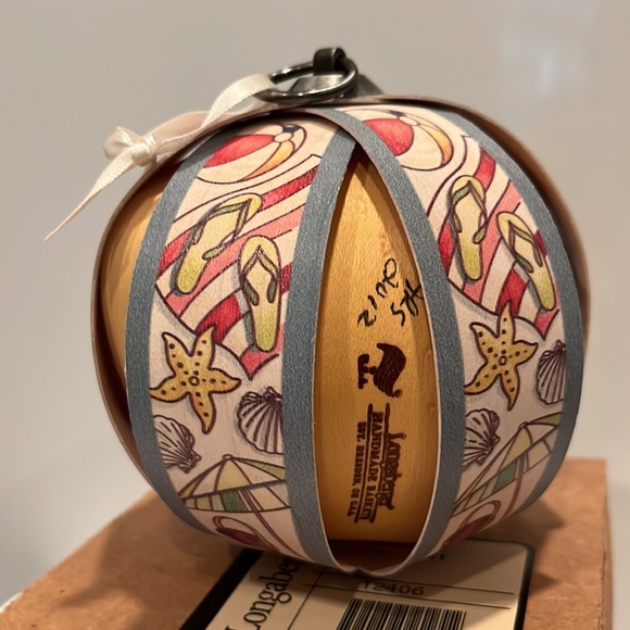 Longaberger Ornament - 2012 Beach Ornament NWT and NIB - Picture 2 of 13